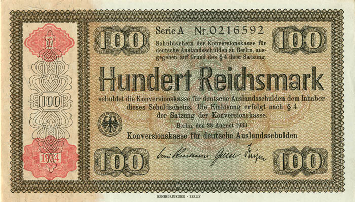 Germany P-212 - Foreign Paper Money